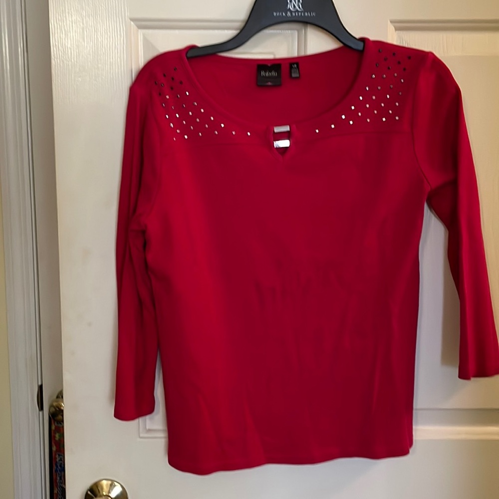 Red sweater large